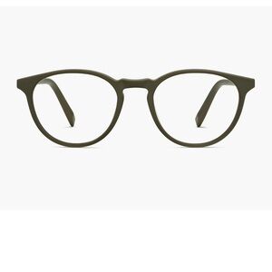 Warby Parker Forest Green Round Eyeglass Frames NIB